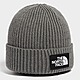 Gris The North Face gorro Logo Box Cuffed