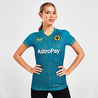 Castore camiseta Wolverhampton Wanderers 2022/23 segunda equipación para mujer