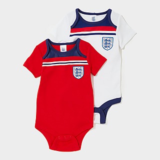 Official Team 2-Pack England '82 Home/Away Babygrows Infant