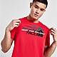 Rojo The North Face camiseta Outline Logo