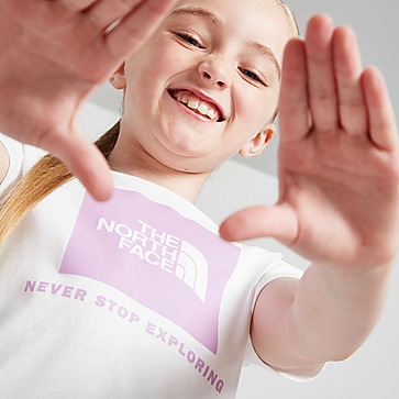 The North Face camiseta Box Logo infantil
