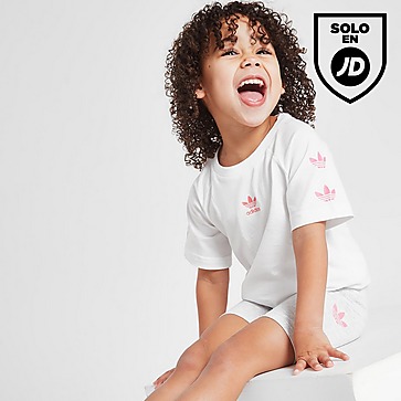 adidas Originals conjunto camiseta/mallas cortas Trefoil para bebé