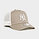 Marrón New Era gorra Trucker MLB New York Yankees Snapback
