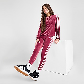 adidas Originals Girls' Velour Leggings Junior