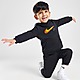 Negro Nike Sudadera con capucha Cargo para bebé