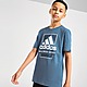 Azul adidas Box Logo T-Shirt Junior