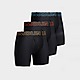 Negro Under Armour 3-Pack Boxers