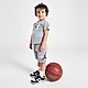 Gris Jordan Conjunto de camiseta y pantalón corto Jumpman para bebé