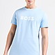 Azul BOSS Camiseta Logo