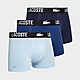 Azul Lacoste Pack 3 Boxers