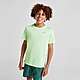 Verde Nike camiseta Dri-FIT Miler júnior
