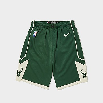 Nike Pantalón Corto NBA Milwaukee Bucks, Júnior