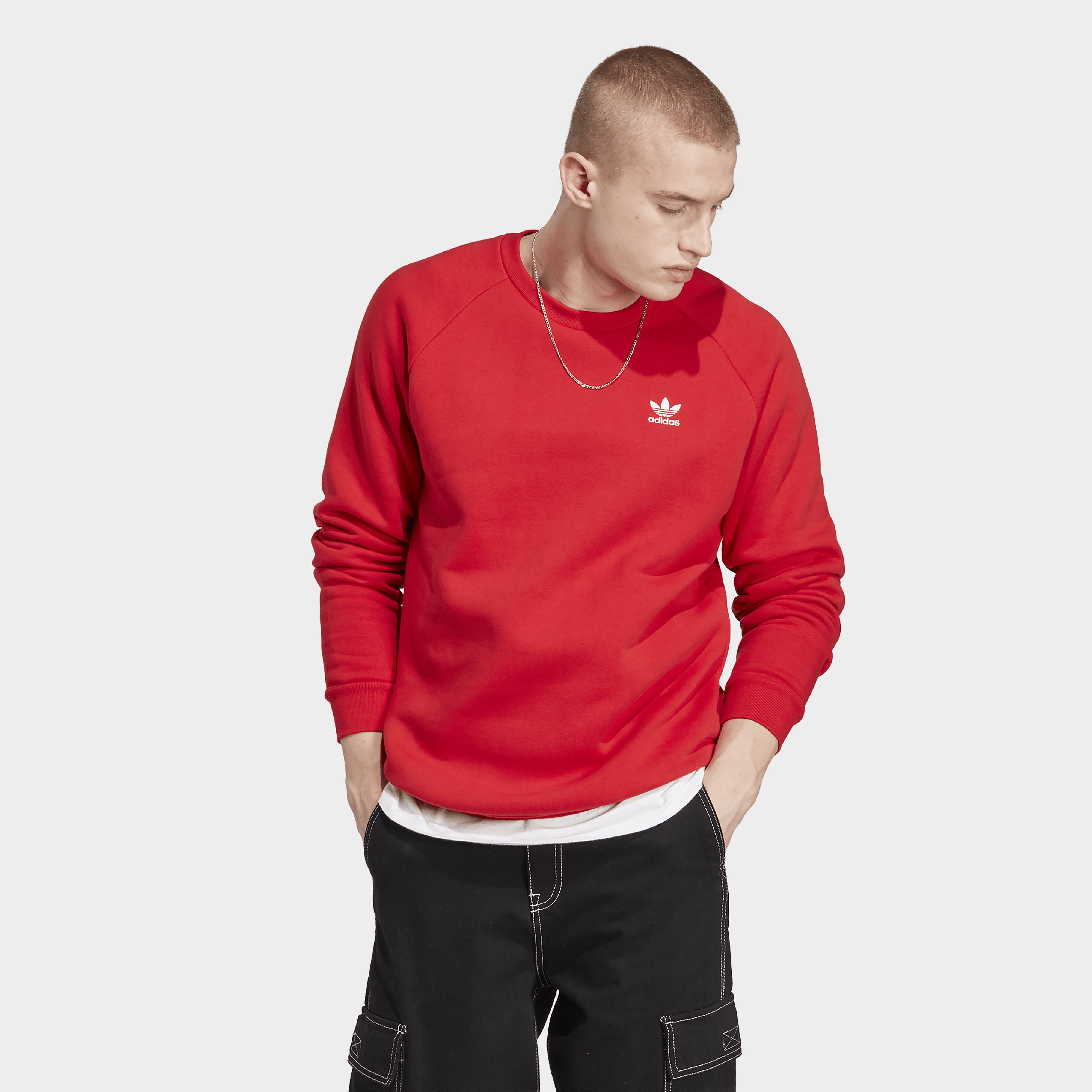 triple camisa Humanista adidas Originals Sudadera cuello redondo Trefoil Essentials en | JD Sports  España