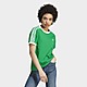 Verde adidas Originals Camiseta Adicolor Classics 3 bandas