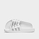 Valkoinen/Hopea adidas Adilette-sandaalit Lapset