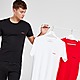 Valkoinen/Punainen HUGO T-paita 3 kpl Miehet