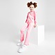Vaaleanpunainen JUICY COUTURE Girls' Glitter Full Zip Hooded Tracksuit Children