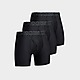 Musta Under Armour 3-Pack Boxers