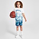Valkoinen Jordan Mesh Fade T-Shirt/Shorts Children