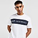 Valkoinen Emporio Armani EA7 Colour Block T-Shirt