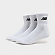 Valkoinen New Balance 3-Pack Everyday Quarter Socks