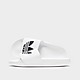 Valkoinen adidas Originals Adilette-sandaalit Miehet