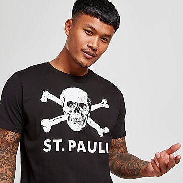 Official Team St. Pauli Skull -T-paita