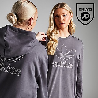 adidas Originals Outline Long Sleeve Boyfriend Top