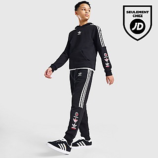 adidas Originals Jogging 3 bandes Oversize Femme Noir- JD Sports France