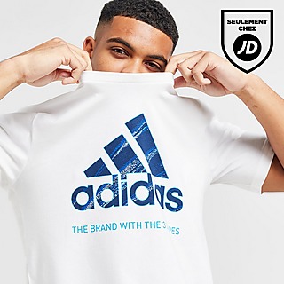 T-shirt manches courtes gros logo trefoil noir Adidas Originals