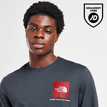 The North Face T-Shirt Manches Longues Fine Box Homme