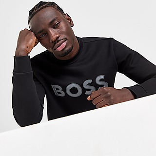 BOSS, Sweat-shirt Noir Homme