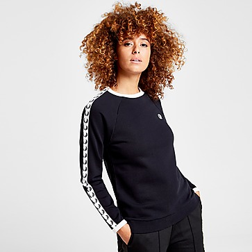 Fred Perry Sweat-shirt Tape Logo Crew Femme