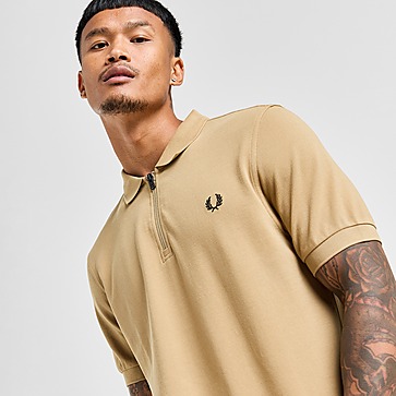 Fred Perry Polo Manches Courtes Zippé Homme