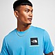 Bleu The North Face T-Shirt Logo Fine Box Homme