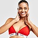 Rouge Tommy Jeans Brassière Triangle Heritage Femme