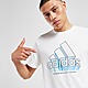 Blanc adidas T-Shirt Badge Of Sport Logo Dégradé Homme