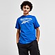 Bleu Reebok T-shirt Large Logo Homme