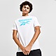 Blanc Reebok T-shirt Large Logo Homme