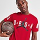 Rouge/Noir/Blanc Jordan T-Shirt Air Stretch Homme