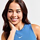 Bleu Nike Débardeur court Sportswear Essential Femme