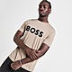 Beige BOSS T-shirt Logo Homme