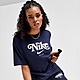 Blauw Nike T-shirt Energy Boyfriend Femme