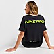 Noir Nike T-shirt train Pro Graphique Femme