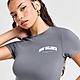 Blauw New Balance T-shirt Slim Femme
