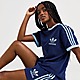 Bleu adidas Originals Short Éponge 3-Stripes Femme