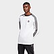 Blanc adidas T-shirt manches longues 3 bandes Adicolor Classics