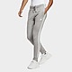 Gris/Blanc adidas Pantalon fuselé en molleton à 3 bandes Essentials