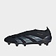 Noir/Noir adidas Chaussure de football Predator Elite Laceless Terrain souple