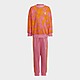 Orange/Rose adidas Ensemble sweat-shirt ras-du-cou imprimé intégral Summer
